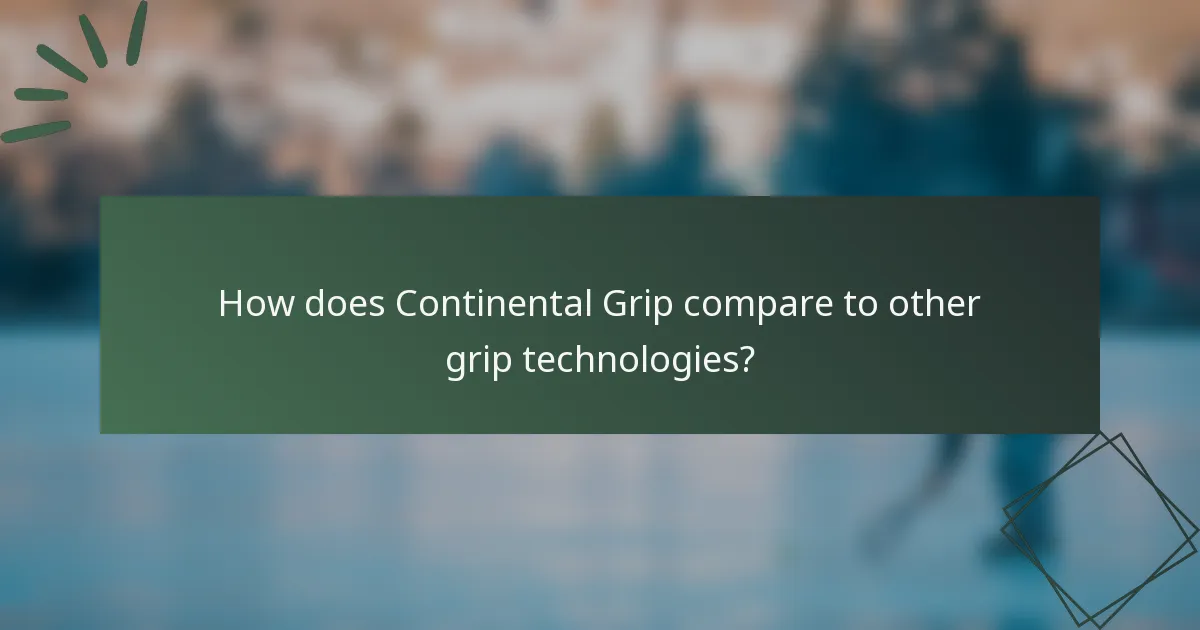How does Continental Grip compare to other grip technologies?